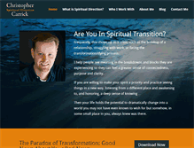 Tablet Screenshot of christophercarrick.com
